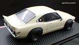 1:18 Mazda RX3 Savanna (S124A) Semi Works - Ivory White -- Ignition Model IG3730