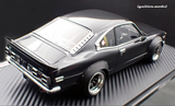 1:18 Mazda RX3 Savanna (S124A) Semi Works -- Black -- Ignition Model IG3728