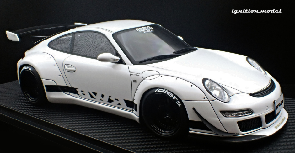 1:18 RWB 997 GT3 (Porsche 911) -- White -- Ignition Model IG3779