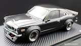 1:18 Mazda RX3 Savanna (S124A) Semi Works -- Black -- Ignition Model IG3728