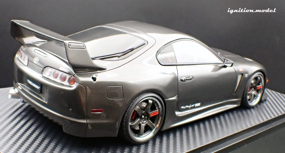 1:18 Toyota Supra (A80) TRD 3000GT -- Gun Metallic Grey -- Ignition Mo