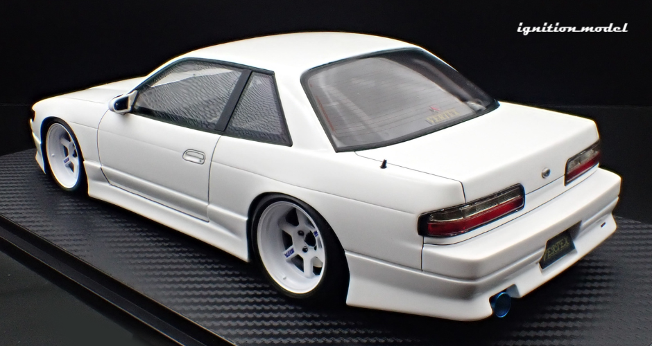 1:18 Nissan S13 Silvia VERTEX -- White -- Ignition Model IG3585