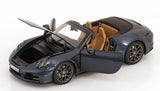 1:18 Porsche 911 (992) Carrera S Cabriolet 2024 -- Blue Metallic -- Norev 187180