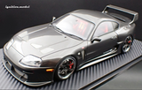 1:18 Toyota Supra (A80) TRD 3000GT -- Gun Metallic Grey -- Ignition Model IG3601