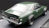 1:18 Mazda RX3 Savanna (S124A) Semi Works -- Green -- Ignition Model IG3729