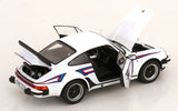 1:18 Porsche 911 (930) Turbo 3.3 Coupe -- White w/Stripe -- Norev