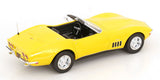 1:18 1969 Chevrolet Corvette Convertible -- Yellow -- Norev