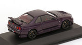 1:43 Nissan Skyline GTR (R34) NISMO -- Midnight Purple -- Solido