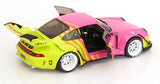 1:18 RWB 993 -- ADVAN Pink/Yellow -- Solido Porsche 911