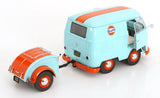 1:18 Volkswagen Shorty "Kool Kombi" -- Gulf Blue / Orange -- Solido