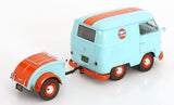 1:18 Volkswagen Shorty "Kool Kombi" -- Gulf Blue / Orange -- Solido