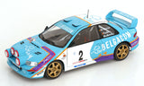 1:18 1998 Rally Belgium -- #2 Subaru Impreza S5 WRC99 -- Solido