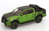 1:18 Ford Ranger Raptor 2024 Off-Road -- Green/Black -- Solido