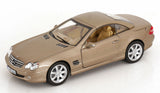 1:18 Mercedes-Benz SL500 (R230) Convertible -- Gold Metallic -- Norev