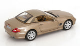 1:18 Mercedes-Benz SL500 (R230) Convertible -- Gold Metallic -- Norev