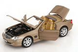 1:18 Mercedes-Benz SL500 (R230) Convertible -- Gold Metallic -- Norev