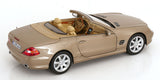 1:18 Mercedes-Benz SL500 (R230) Convertible -- Gold Metallic -- Norev