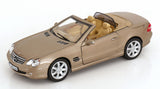 1:18 Mercedes-Benz SL500 (R230) Convertible -- Gold Metallic -- Norev