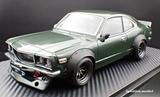 1:18 Mazda RX3 Savanna (S124A) Semi Works -- Green -- Ignition Model IG3729
