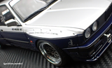 1:18 BMW M3 E30 PANDEM -- Silver/Blue -- Ignition Model IG3717