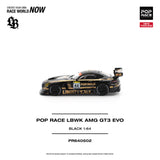 (Pre-Order) 1:64 Mercedes-AMG GT3 Evo -- Black Liberty Walk -- Pop Race