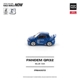 (Pre-Order) 1:64 PANDEM QR32 (Mini R32 Skyline GTR) -- Calsonic Blue -- Pop Race