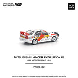 (Pre-Order) 1:64 1998 Monte Carlo Rally -- #2 Mitsubishi Lancer Evolution IV -- Pop Race