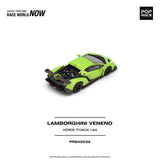 (Pre-Order) 1:64 Lamborghini Veneno -- Verde Ithaca (Green) -- Pop Race