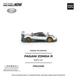 (Pre-Order) 1:64 Pagani Zonda R -- White -- Pop Race