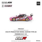 (Pre-Order) 1:64 Nissan S13 Silvia PANDEM -- Pink EVA RT Production Model-08 -- Pop Race