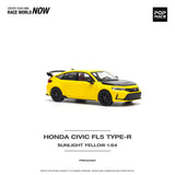 1:64 Honda Civic (FL5) Type R -- Yellow -- Pop Race