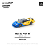 (Pre-Order) 1:64 Honda NSX-R -- SPOON Blue/Yellow -- Pop Race