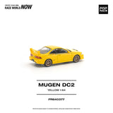 (Pre-Order) 1:64 Honda Integra DC2 MUGEN -- Yellow -- Pop Race