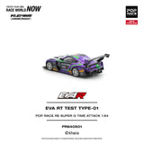 (Pre-Order) 1:64 Eva RT Test Type-01 Pop Race RE Super G Time Attack -- Purple -- Pop Race