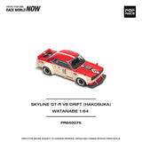 1:64 Nissan Skyline GT-R (KPGC10) Hakosuka V8 -- #10 Red/Cream -- Pop Race