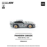 (Pre-Order) 1:64 Datsun 280ZX PANDEM -- Raw Metal Finish -- Pop Race