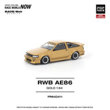 (Pre-Order) 1:64 Toyota AE86 RWB -- Gold -- Pop Race