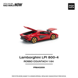 (Pre-Order) 1:64 Lamborghini Countach LPI-800 -- Rosso Red -- Pop Race