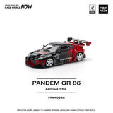 (Pre-Order) 1:64 Toyota GR86 PANDEM -- ADVAN -- Pop Race