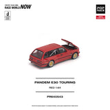 (Pre-Order) 1:64 BMW E30 Wagon PANDEM -- Red -- Pop Race