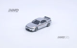 (Pre-Order) 1:64 Nissan Skyline GT-R (R33) -- Tuned by MINE's (Silver) -- INNO64