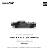 (Pre-Order) 1:64 Shelby Mustang GT500 -- Dark Chrome Series -- Pop Race