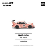 (Pre-Order) 1:64 RWB 930 (Porsche 911) -- "Pink Pig" #23 Pink -- Pop Race