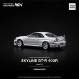 1:64 Nissan R33 Skyline GTR NISMO 400R -- White -- Pop Race
