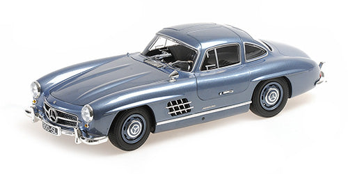1:18 1955 Mercedes-Benz 300 SL (W198) -- Light Blue Metallic -- Minichamps