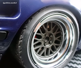 1:18 BMW M3 E30 PANDEM -- Silver/Blue -- Ignition Model IG3717