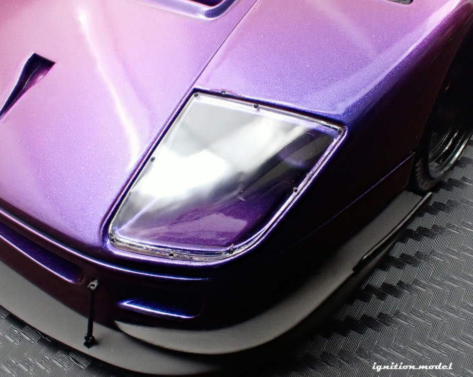 1:18 Ferrari F40 by Liberty Walk -- Purple Metallic -- Ignition Model