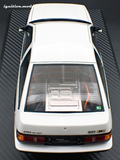 1:18 Toyota Corolla Levin 3Dr (AE86) BEV -- Initial D White/Black -- Ignition IG3807