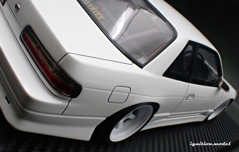 1:18 Nissan S13 Silvia VERTEX -- White -- Ignition Model IG3585