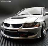 (Pre-Order) 1:18 Mitsubishi Lancer Evolution Ⅷ MR (CT9A) -- Silver -- Ignition Model IG3834